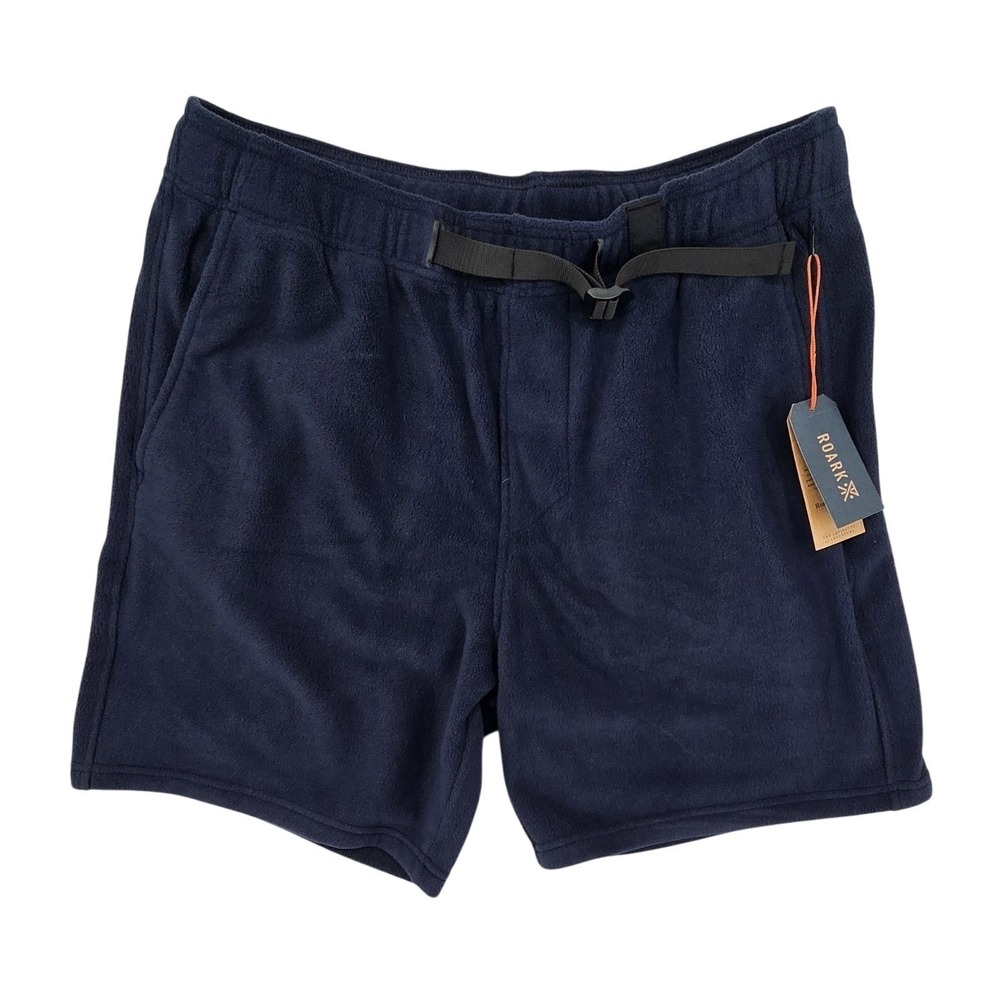 Roark Campover Comfort Shorts 7" LARGE Fleece NWT Outdoor Travel Athleisure Wear